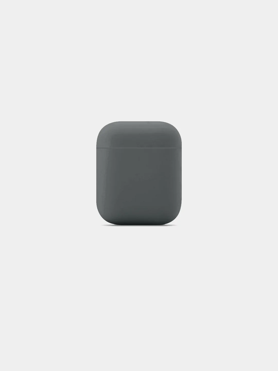 Серый силиконовый чехол для Apple Airpods 1/2