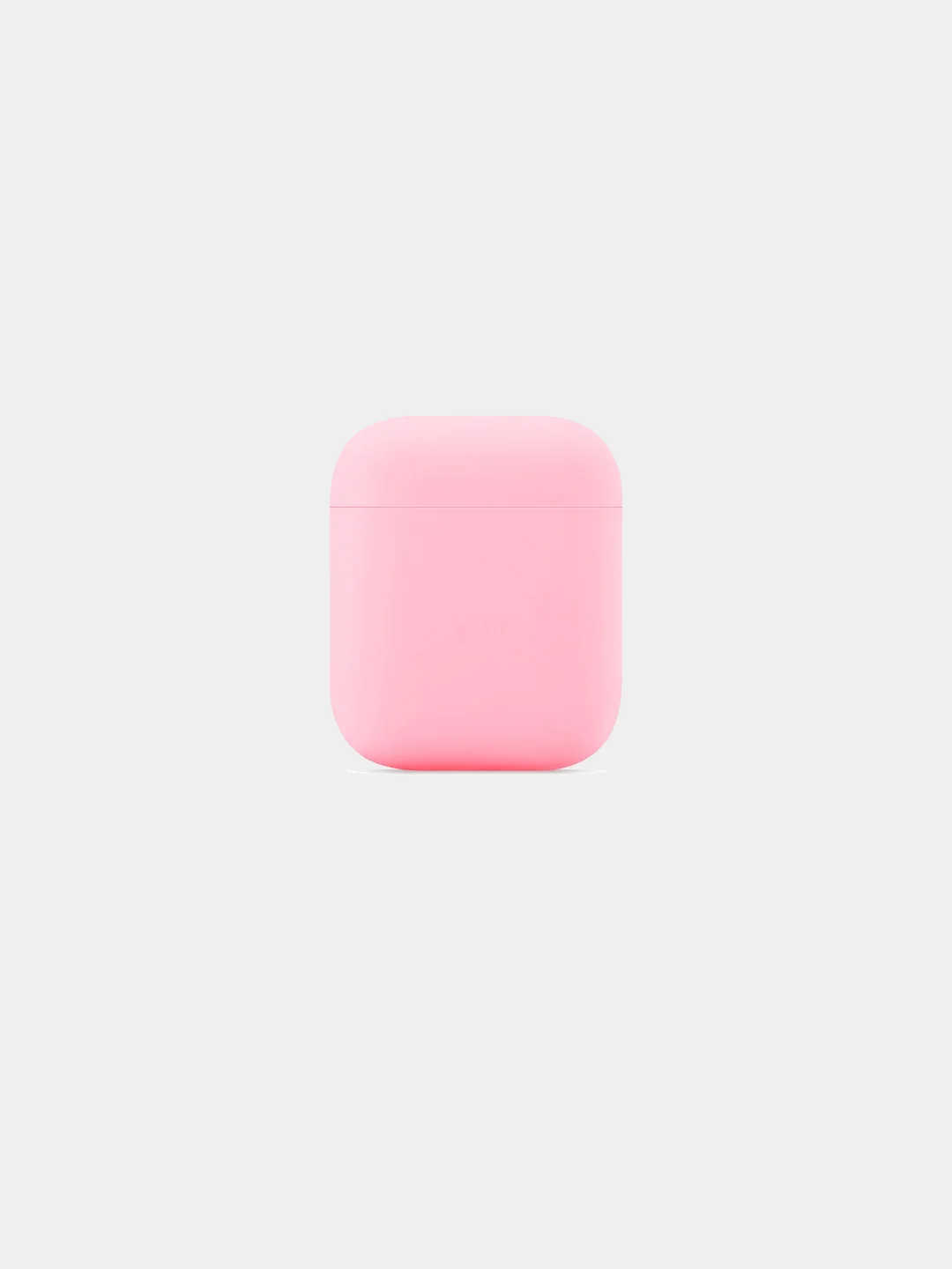 Розовый силиконовый чехол для Apple Airpods 1/2