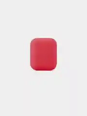 Красный силиконовый чехол для Apple Airpods 1/2