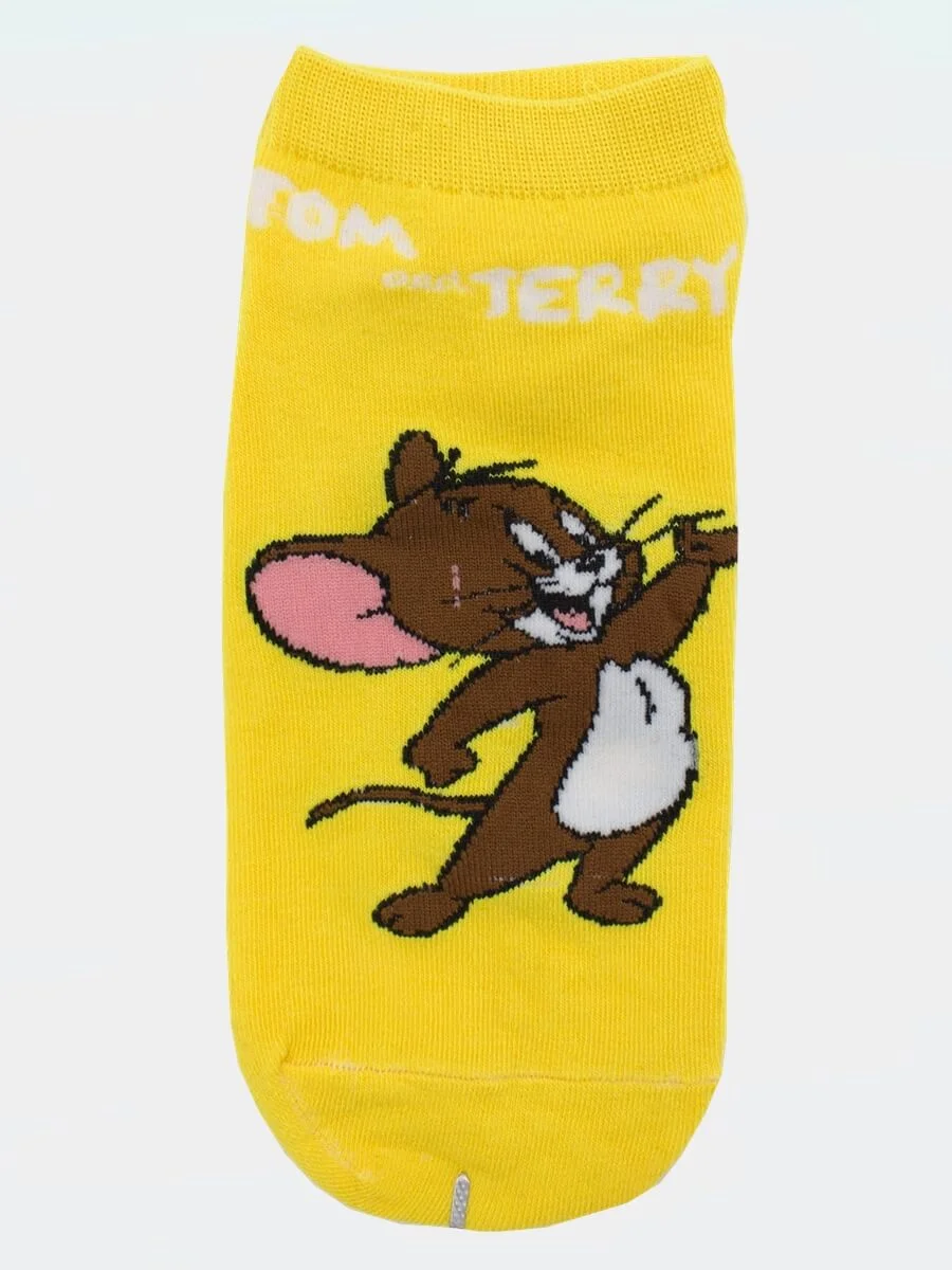 Желтый носки "Tom and Jerry"