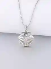 Серый цепочка с кулоном, подвеска медальон