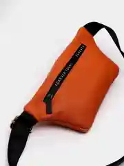 Сумка поясная женская кожаная