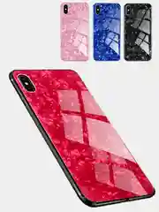 Чехол мраморное стекло для iPhone XR X 7 8 Plus XSMax XS 7 6S 6 Plus 11 Pro с рисунком