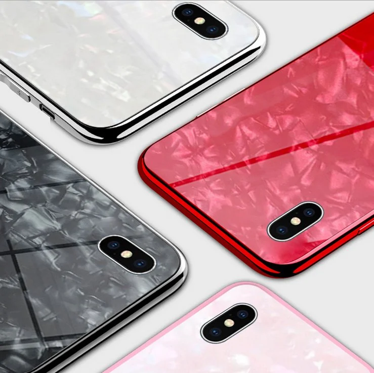 Чехол мраморное стекло для iPhone XR X 7 8 Plus XSMax XS 7 6S 6 Plus 11 Pro с рисунком