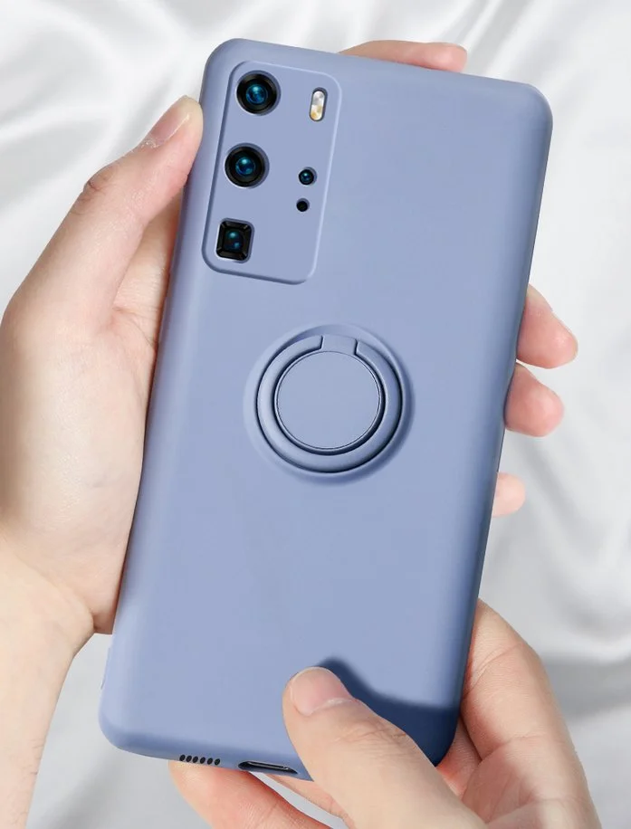 Чехол для Huawei с магнитным кольцом, мягкий внутри P40 P30 P20 Mate20 Mate30 Pro
