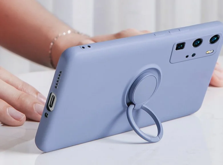 Чехол для Huawei с магнитным кольцом, мягкий внутри P40 P30 P20 Mate20 Mate30 Pro