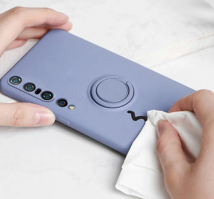 Черный чехол для Xiaomi с магнитным кольцом подставкой, мягкий внутри 10 10Pro K30 K30Pro