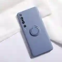 Синий меланж чехол для Xiaomi с магнитным кольцом подставкой, мягкий внутри 10 10Pro K30 K30Pro