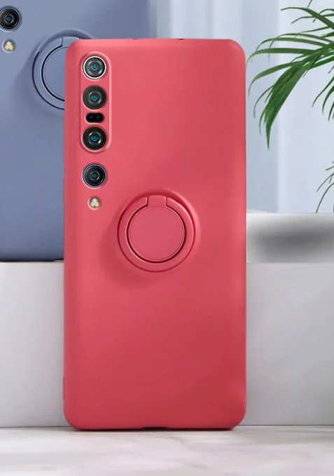 Фуксия чехол для Xiaomi с магнитным кольцом подставкой, мягкий внутри 10 10Pro K30 K30Pro
