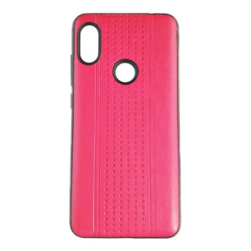 Чехол накладка Pattern Leather для Xiaomi Redmi 6  Red