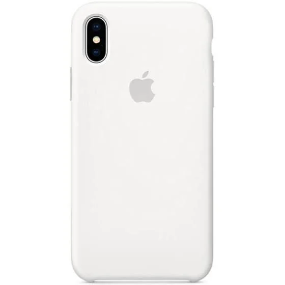 Белый чехол Silicone Case для IPhone XR