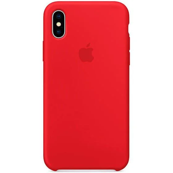 Красный чехол Silicone Case для IPhone XR