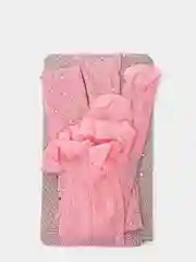 Розовый детские колготки со стразами, 5 цветов