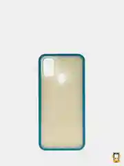 Морской samsung Galaxy M21 / M30s, Галакси М21, М30с чехол матовый силиконовый с цветными кнопками