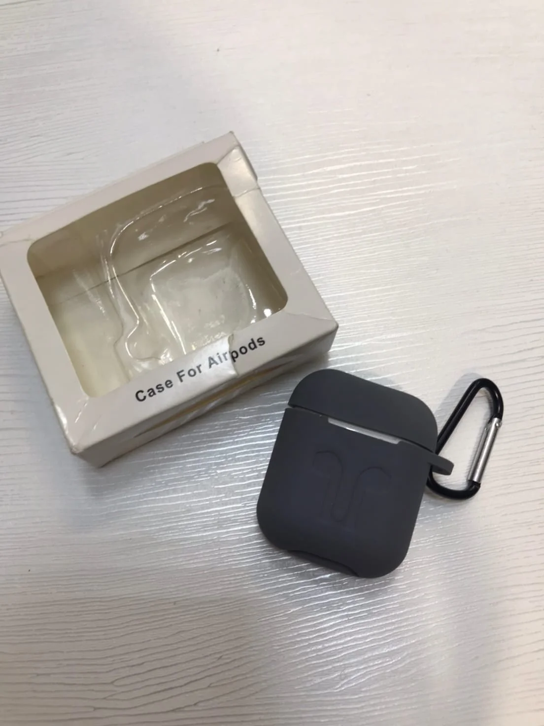 Серый силиконовые чехлы для AirPods 1/2