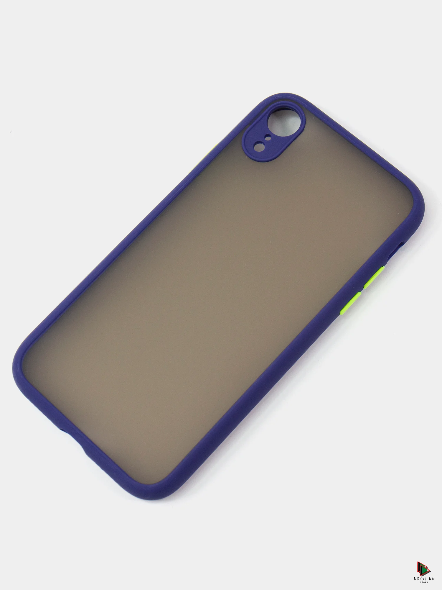 Темно-синий чехол для iPhone  X-Case  Soft Touch Mate