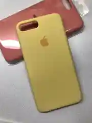 Лайм защитный чехол для iPhone 7+, iPhone 8+ с яблоком