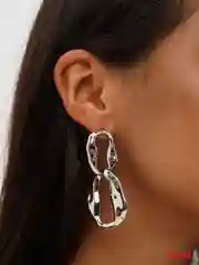 Серьги подвески с элементами Melet