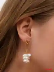 Серьги подвески с элементами Melet