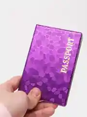 Обложка для паспорта, цвет фиолетовый