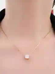 Серебряный цепочка с кулоном