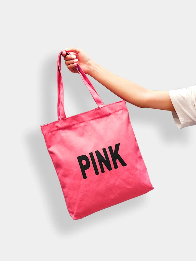 Розовый сумки цветные "Yellow", "Black", "Pink", "White"