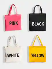 Сумки цветные "Yellow", "Black", "Pink", "White"