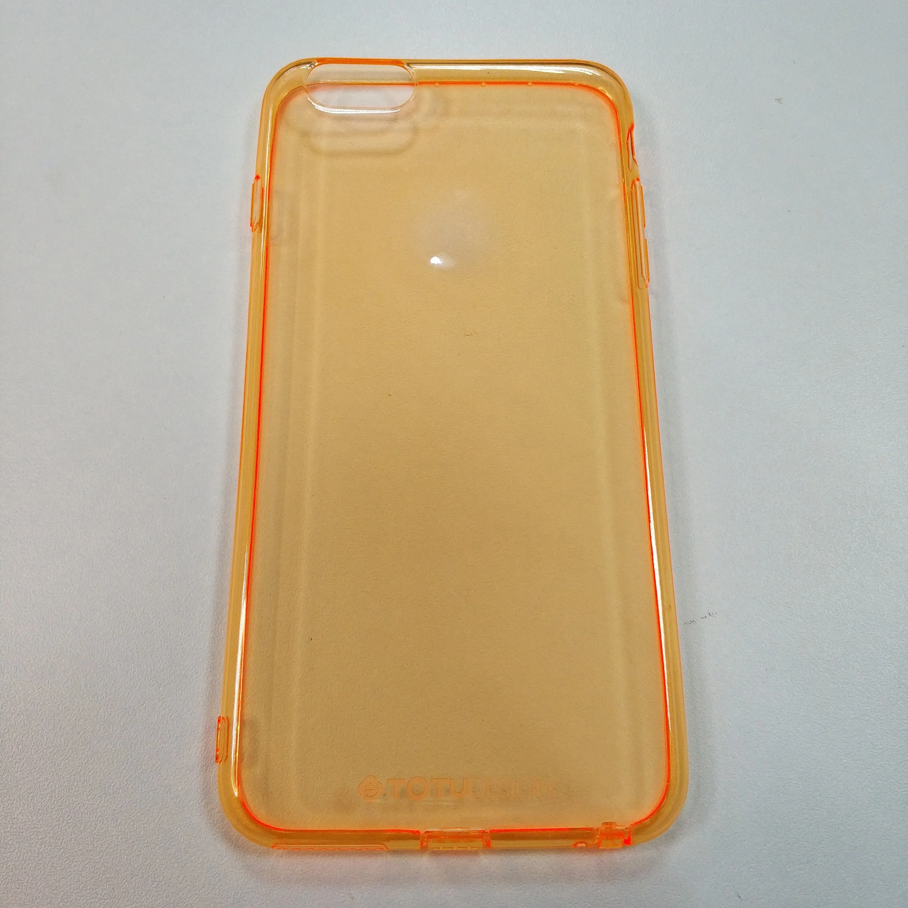 Оранжевый чехол для iPhone 6 plus