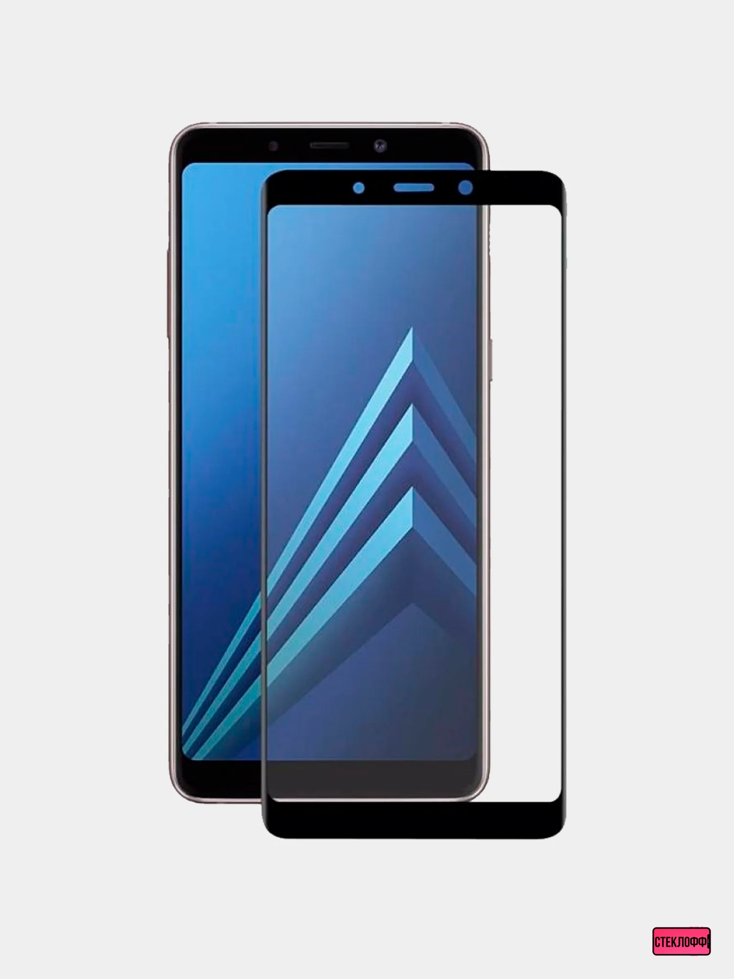 Защитное стекло 9D для Samsung Galaxy A5 2018, полное покрытие