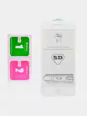 Белый защитное стекло VIP для iPhone SE 2020  Полное покрытие