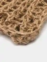 Мочалка варежка для душа и бани из джута