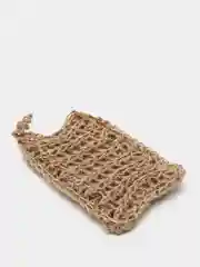 Мочалка варежка для душа и бани из джута