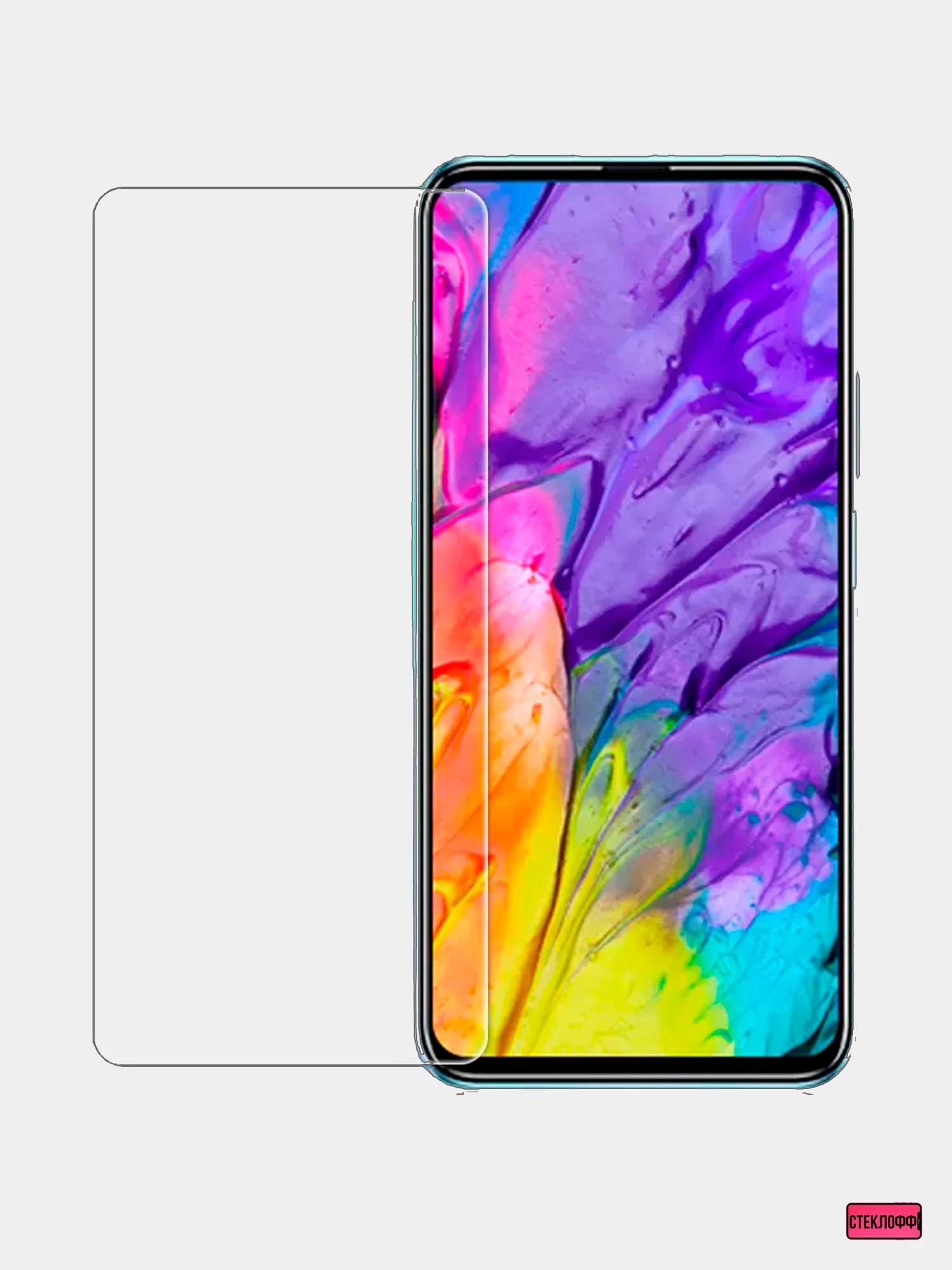 Прочное стекло 2D на Huawei Y9 Prime 2019