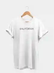 Футболка Zaraz с принтом Balifornia, унисекс, хлопок, белая