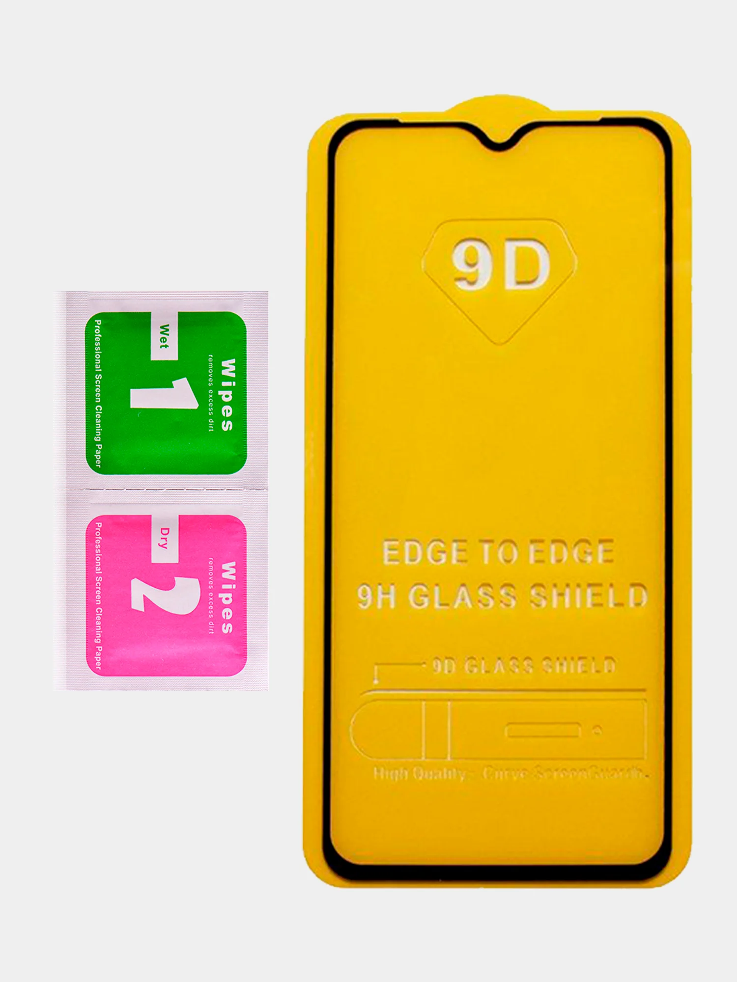 Защитное стекло 9D для Xiaomi Redmi 7, полное покрытие