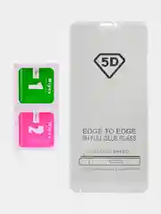 Белый защитное стекло 9D для Xiaomi Redmi 6 Pro, полное покрытие