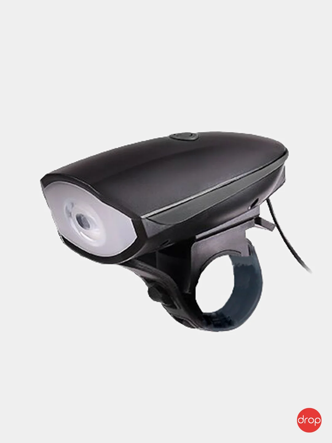 Черный фонарь светодиодный и сигнал аккумуляторный, для велосипеда, USB