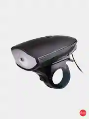 Черный фонарь светодиодный и сигнал аккумуляторный, для велосипеда, USB