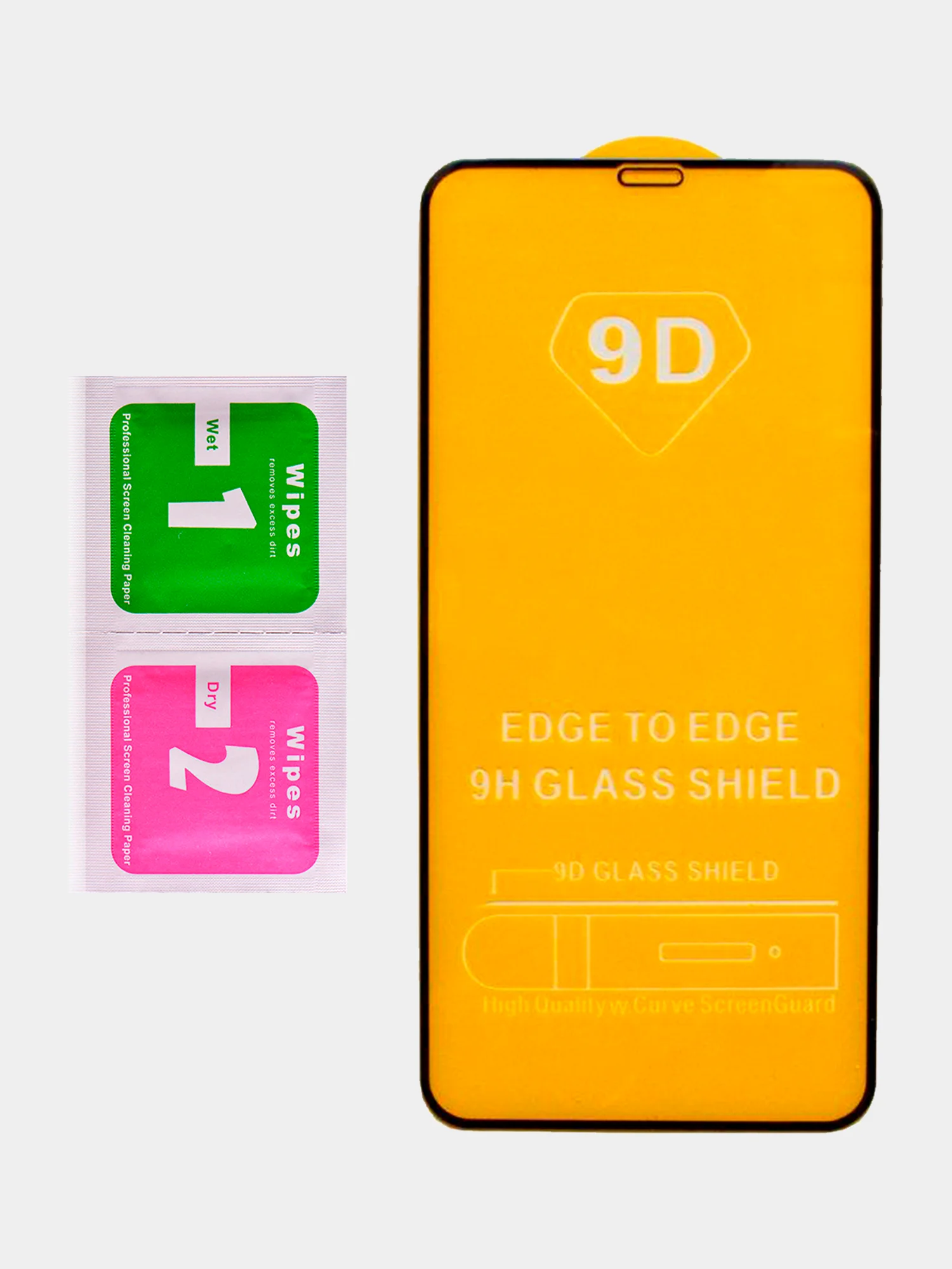 Защитное стекло 9D для iPhone 11 Pro Max, полное покрытие