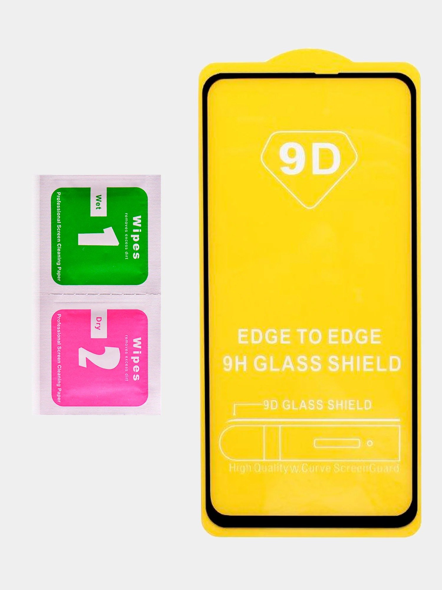 Защитное стекло 9D для Samsung Galaxy A60, полное покрытие