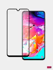Защитное стекло 9D для Samsung Galaxy A70, полное покрытие