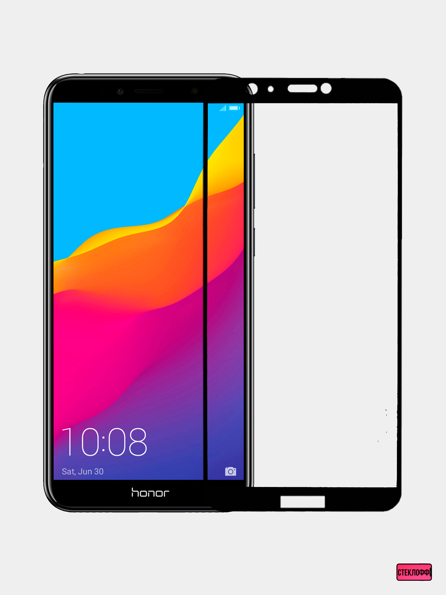 Защитное стекло 9D для Huawei Honor 7S Полное покрытие купить по цене 19 ₽  в интернет-магазине KazanExpress