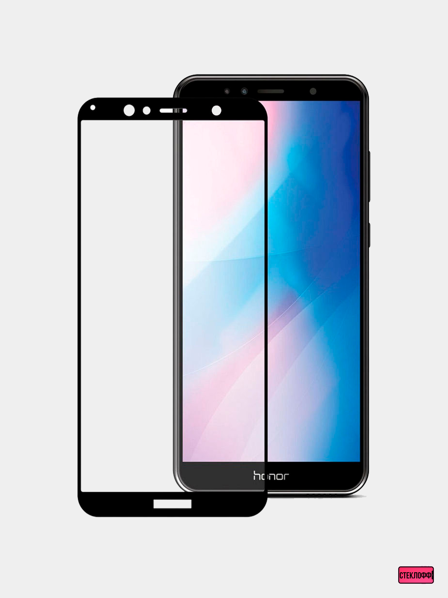 Защитное стекло 9D для Huawei Y7 2018 Полное покрытие купить по цене 18.05  ₽ в интернет-магазине KazanExpress