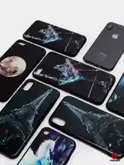 Силиконовый чехол со светящийся задней панелью для iPhone X XS
