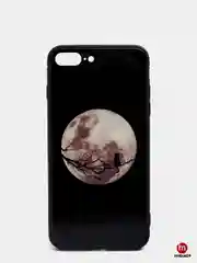 Черный силиконовый чехол со светящийся задней панелью для iPhone X XS