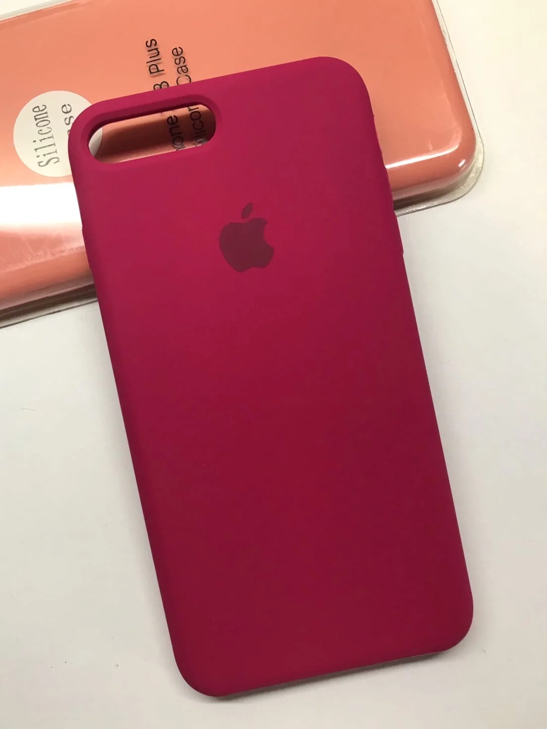 Оливковый защитный чехол для iPhone 7+, iPhone 8+ с яблоком