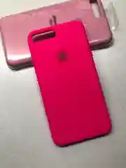 Серебряный защитный силиконовый чехол для iphone 7 iphone 8 с яблоком