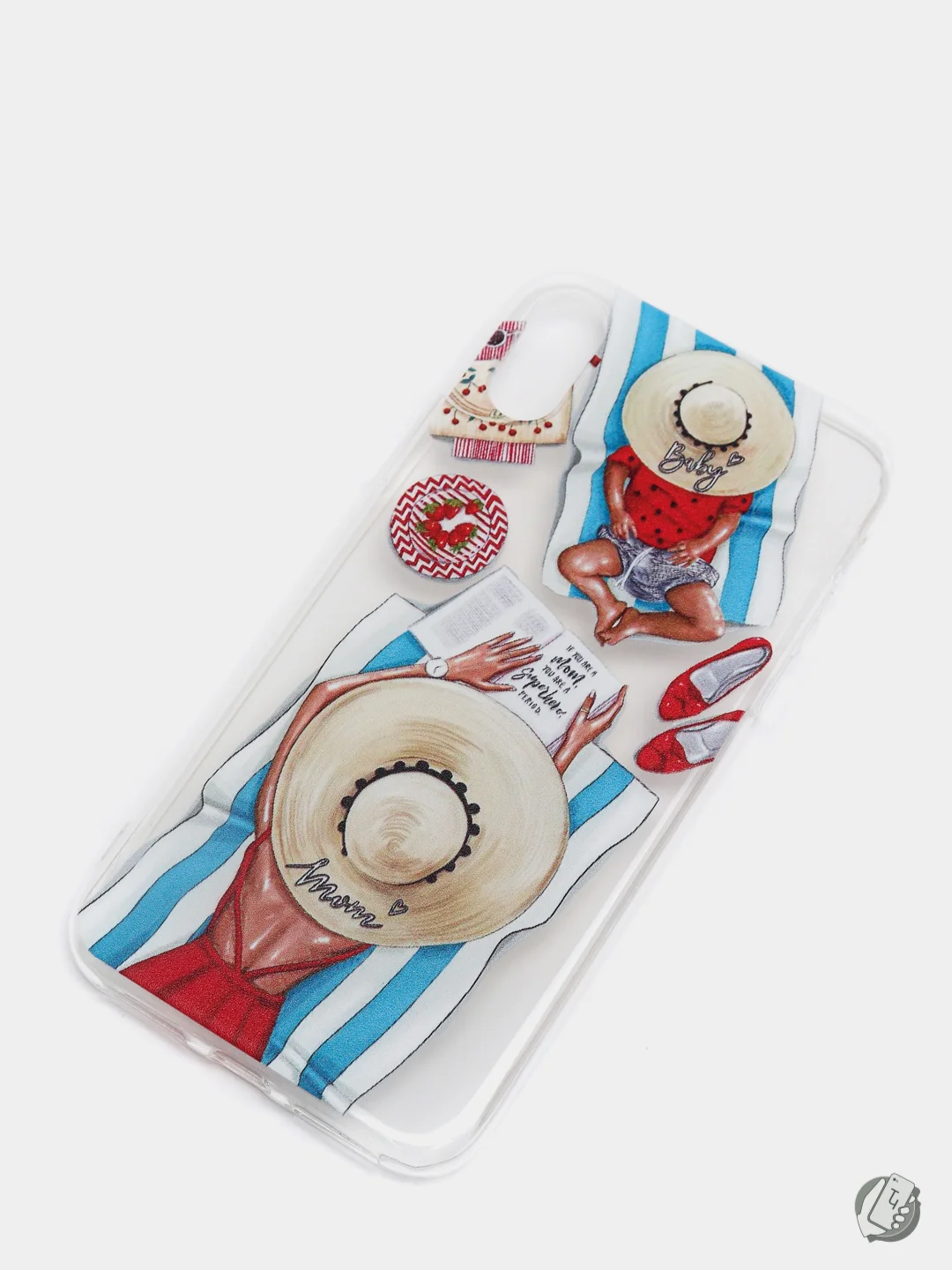 Синий силиконовый чехол Мамы для iPhone 5/5s/se, 6/6s, 7/8, 7+/8+, X/Xs, Xr