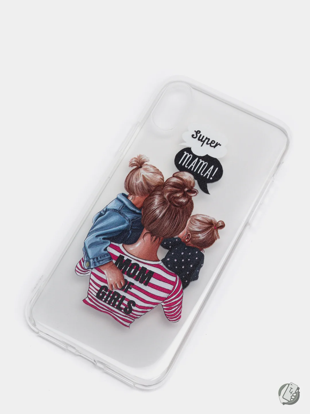 Черный силиконовый чехол Мамы для iPhone 5/5s/se, 6/6s, 7/8, 7+/8+, X/Xs, Xr