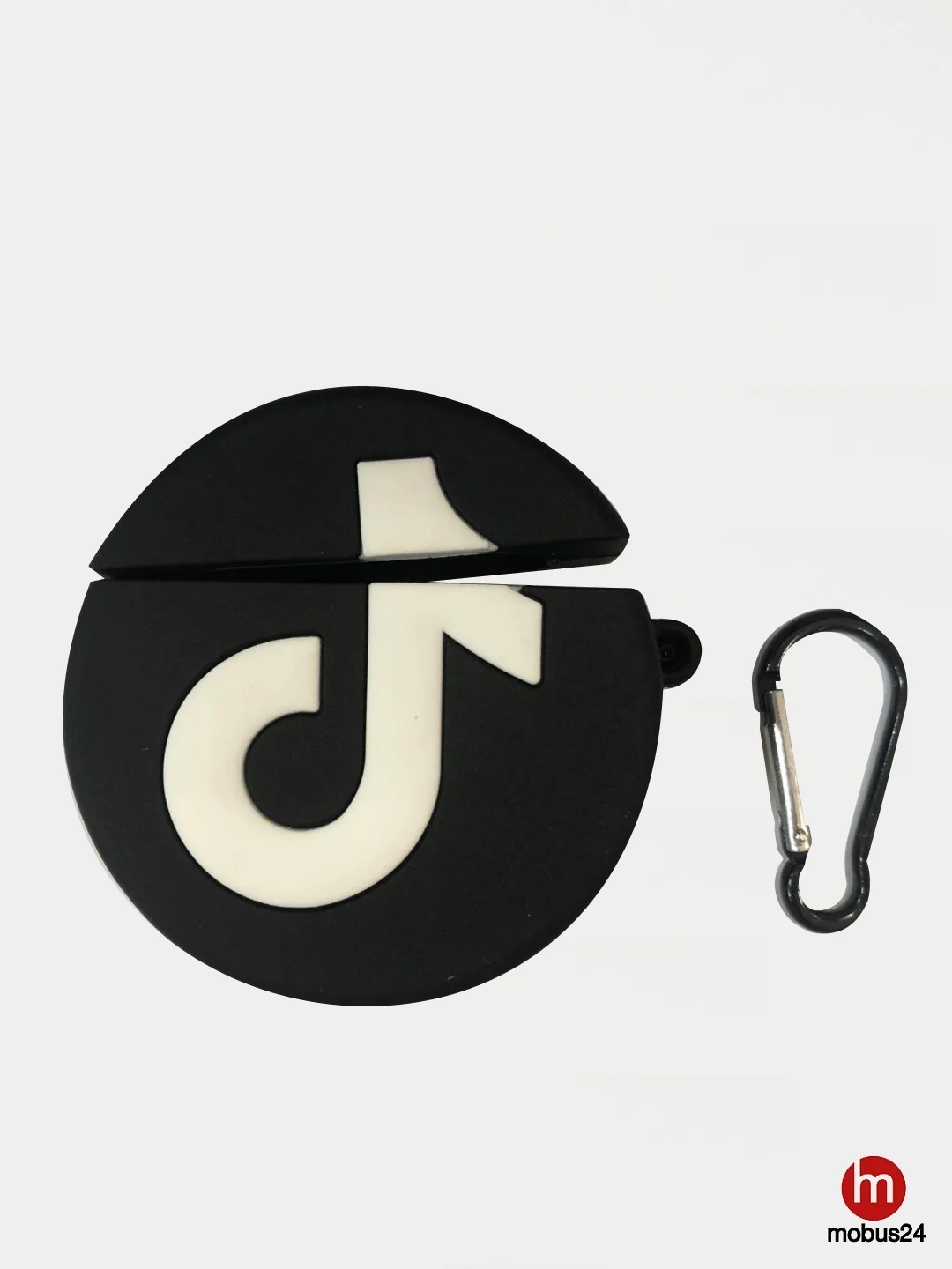 Серый объемный чехол для AirPods 1 2
